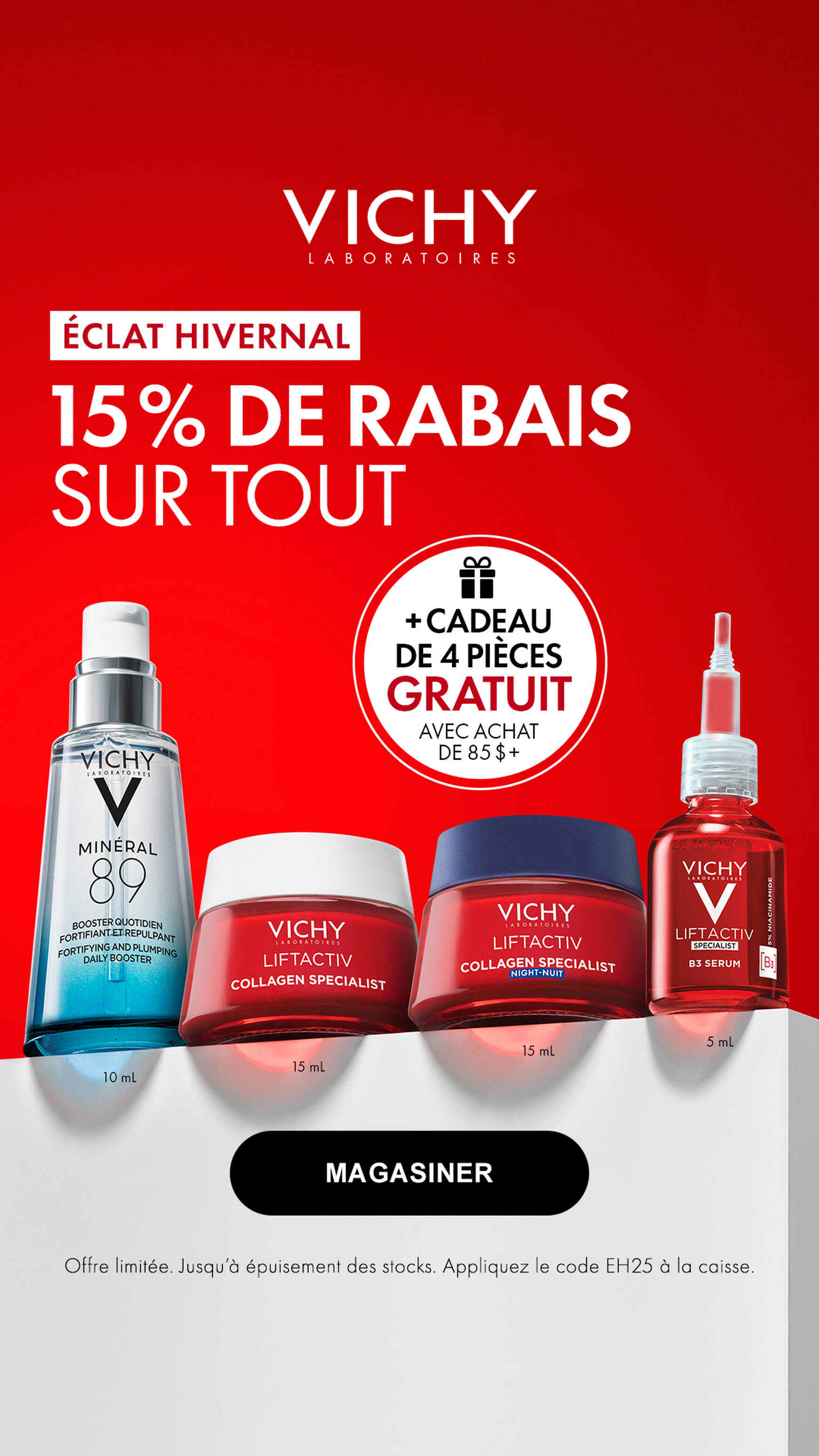 Ménopause et Post-Ménopause - Soins de la peau - Vichy CA