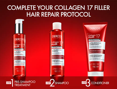 Targets 10 sources of hair dammages