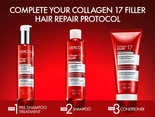Targets 10 sources of hair dammages