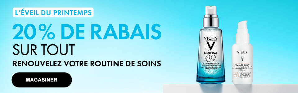 20% de rabais sur tous + Cadeau d'une valeur de 94$ avec achat de 100$+ avec code: FA26