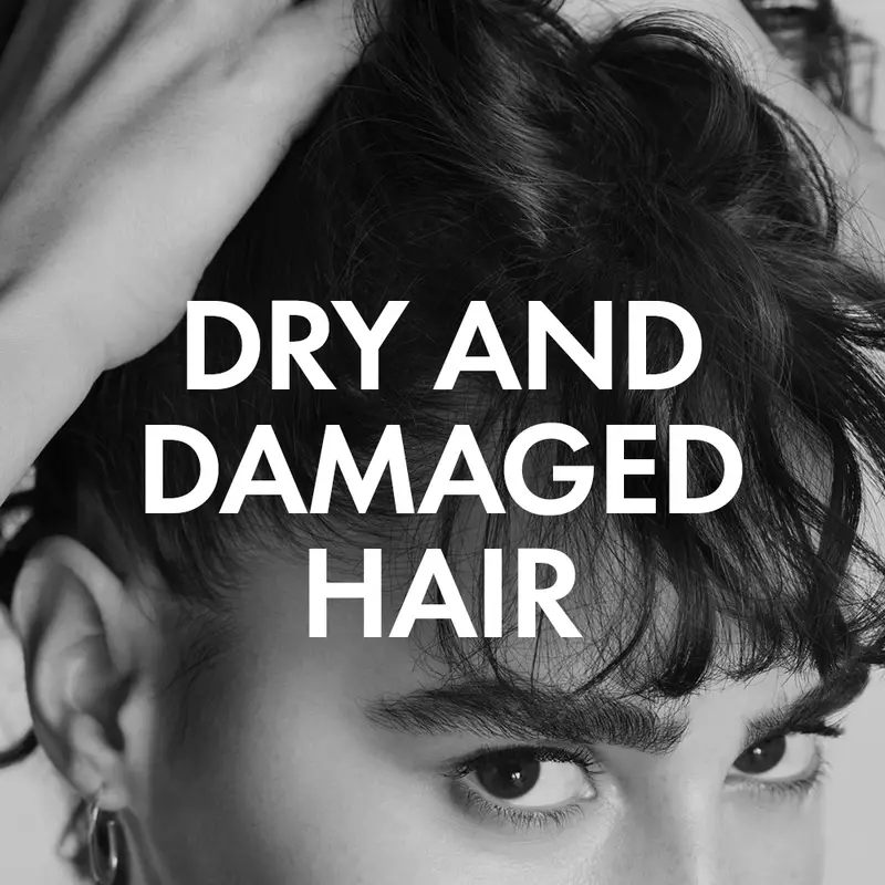 Dry and damaged hair
