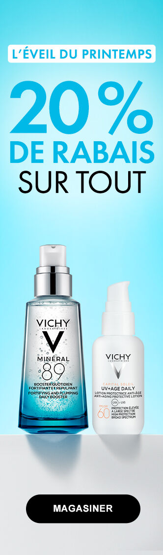 20% de rabais sur tout