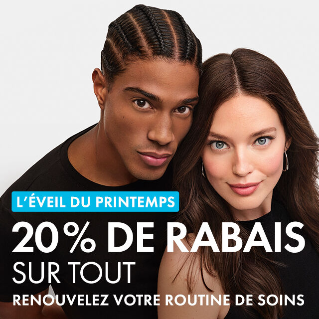 20% de rabais sur tout
