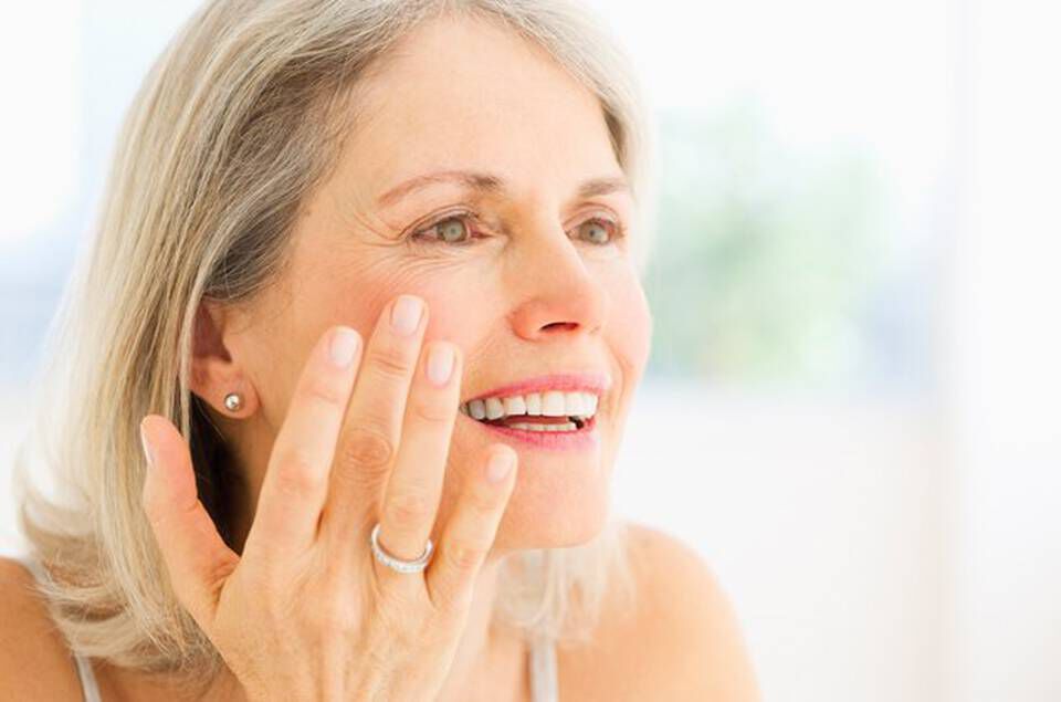 Evolution de la peau a la soixantaine