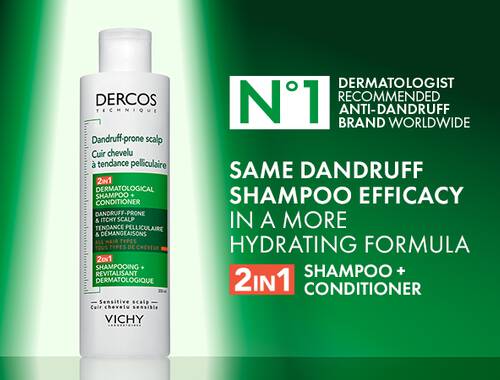 Dercos Dandruff-Prone 2in1 Shampoo + Conditioner