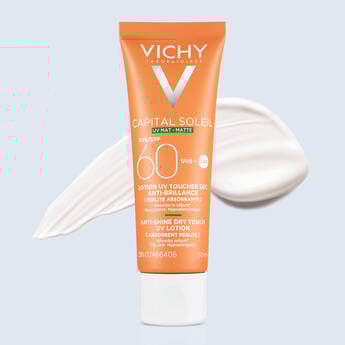 CAPITAL SOLEIL LOTION UV TOUCHE SEC ANTI-BRILLANCE FPS 60
