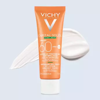 CAPITAL SOLEIL ANTI-SHINE DRY TOUCH UV LOTION SPF 60