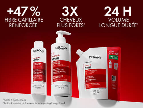 DERCOS ENERGY+ FORTIFYING SHAMPOO