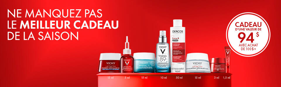 20% de rabais sur tous + Cadeau d'une valeur de 94$ avec achat de 100$+ avec code: FA26