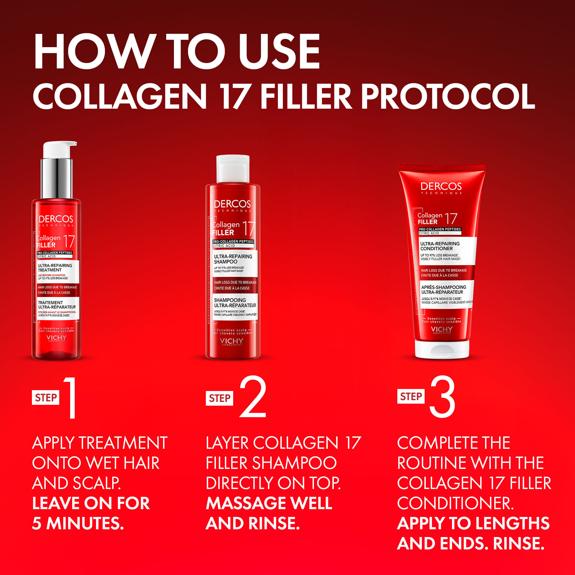 Dercos Collagen 17 Filler Pre-Shampoo Treatment