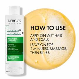 Dercos Anti-Dandruff Treatment Shampoo for Normal to Oily Hair