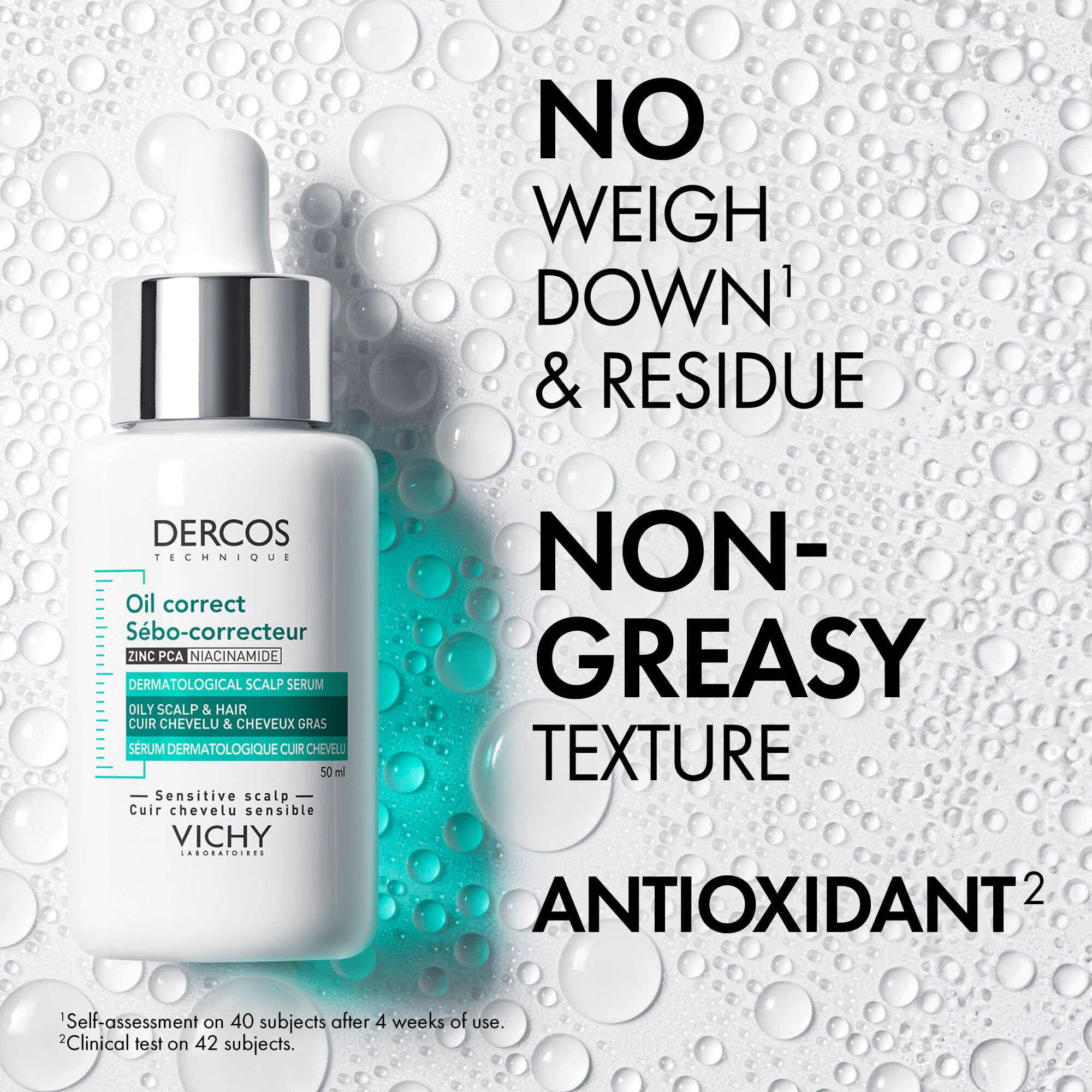 benefits Dercos oil correct scalp serum