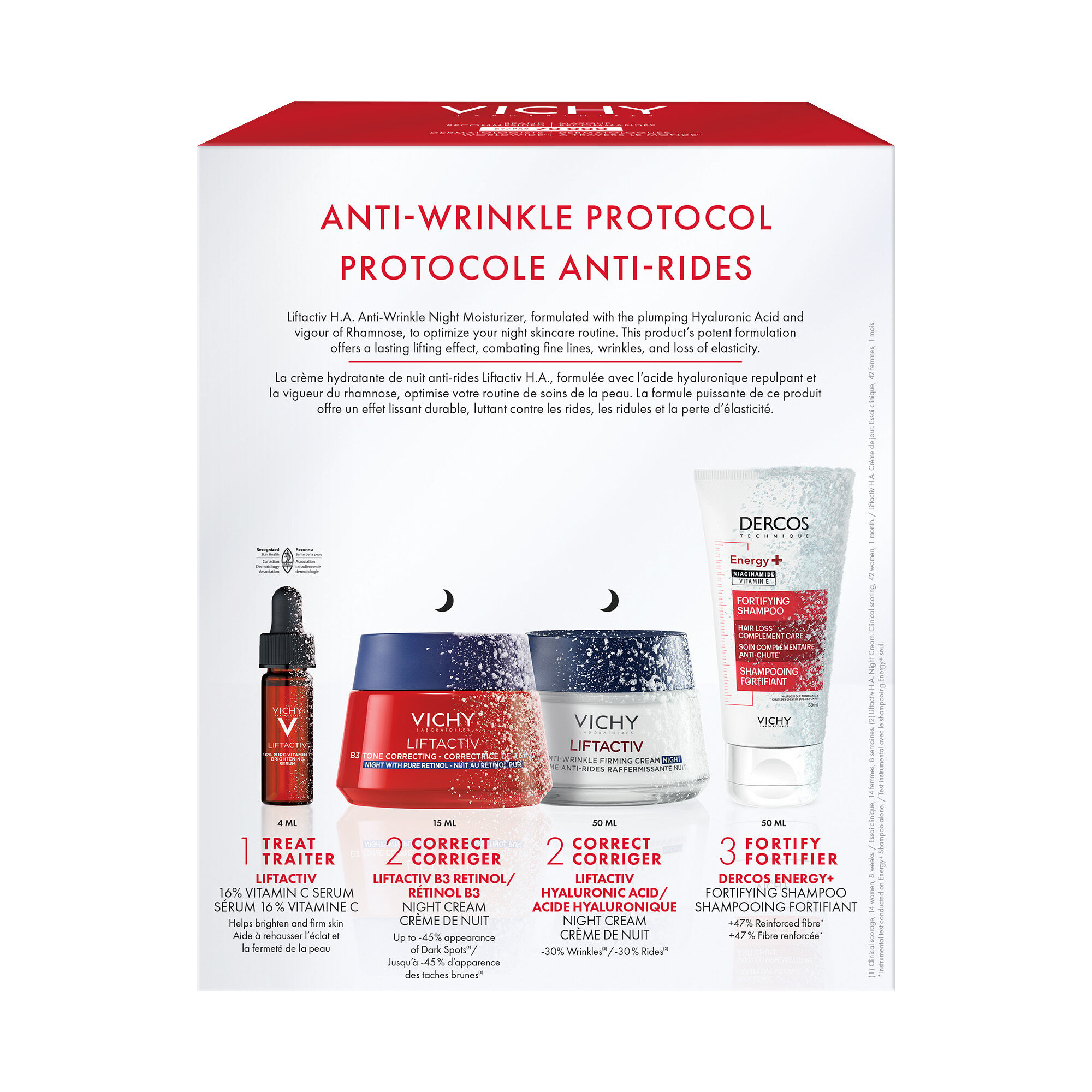 Coffret Liftactiv H.A. Anti-rides Creme hydratante de nuit