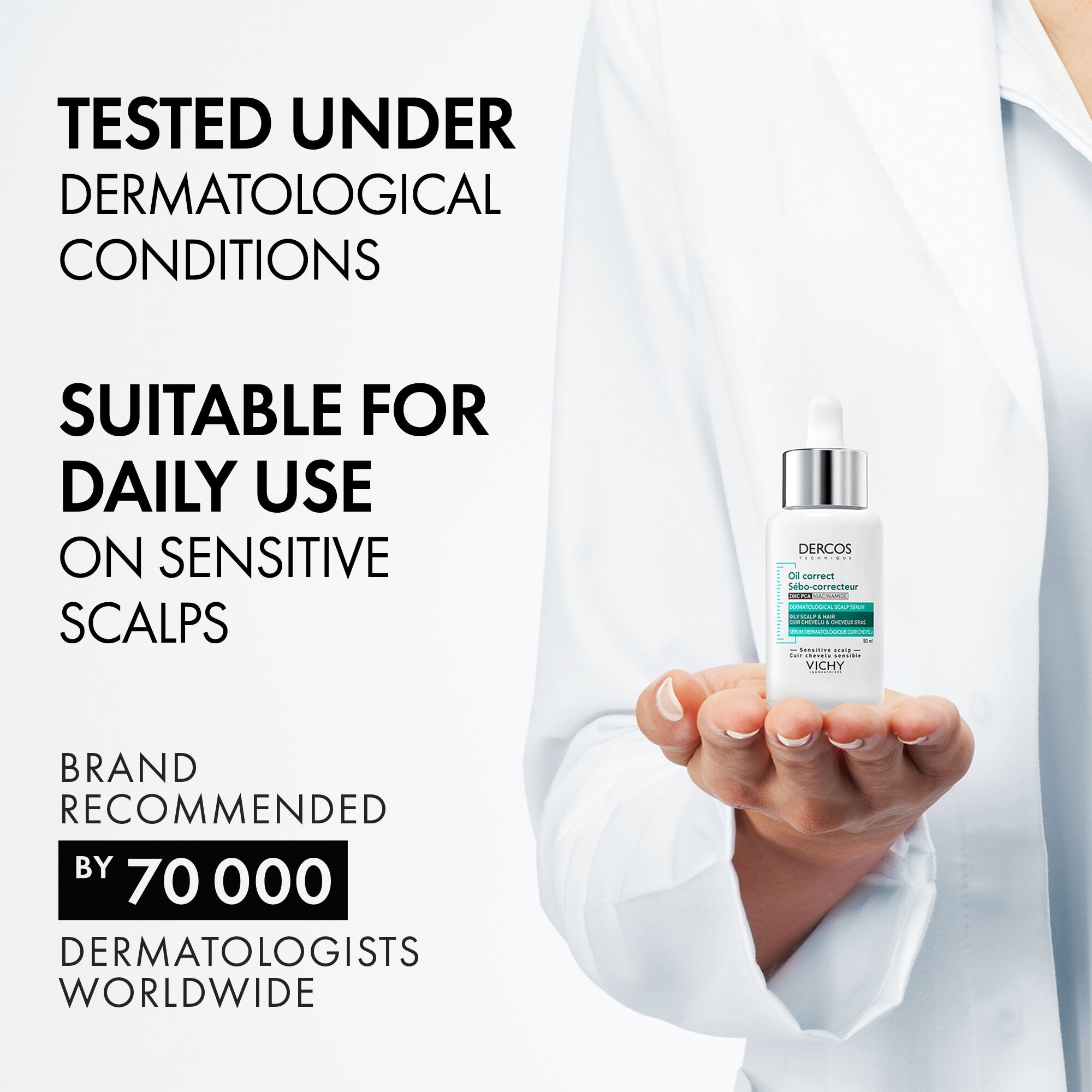 Dercos oil correct scalp serum