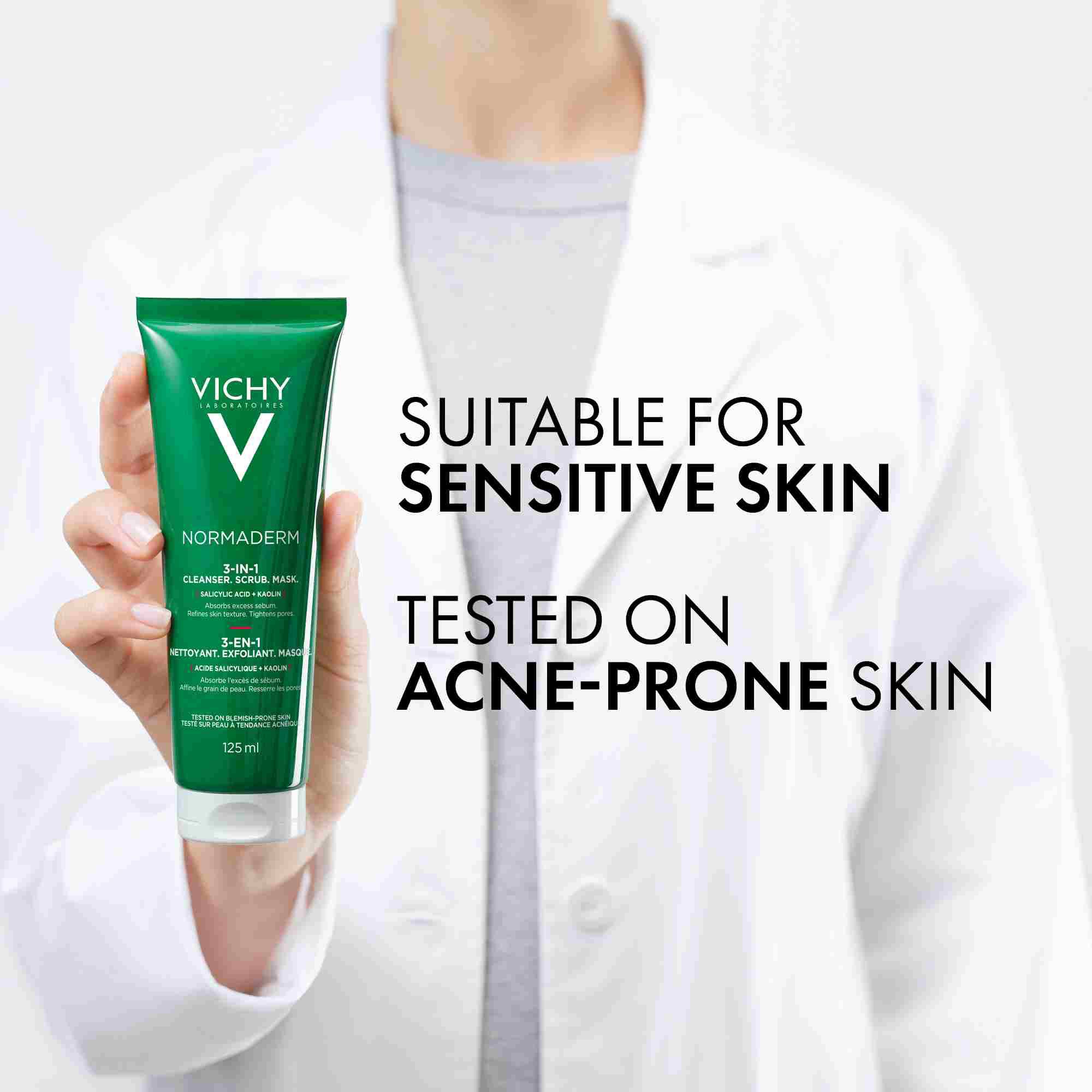 Normaderm 3-In-1 Scrub + Cleanser + Mask