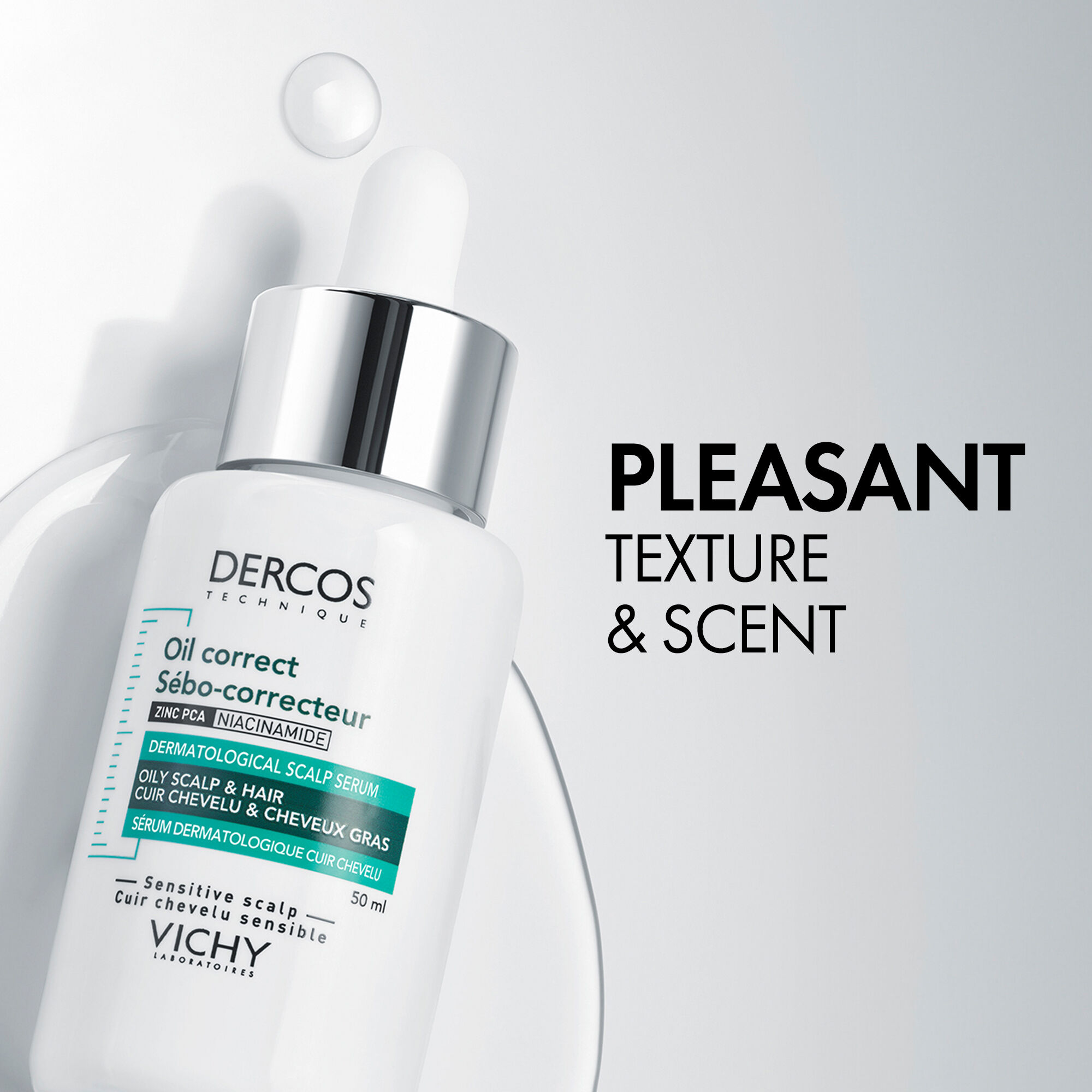benefits Dercos oil correct scalp serum