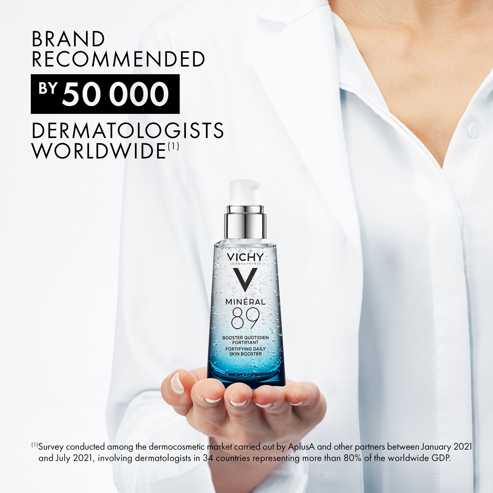 Minéral 89 Hyaluronic Acid Gel Face Moisturizer | Vichy Skin