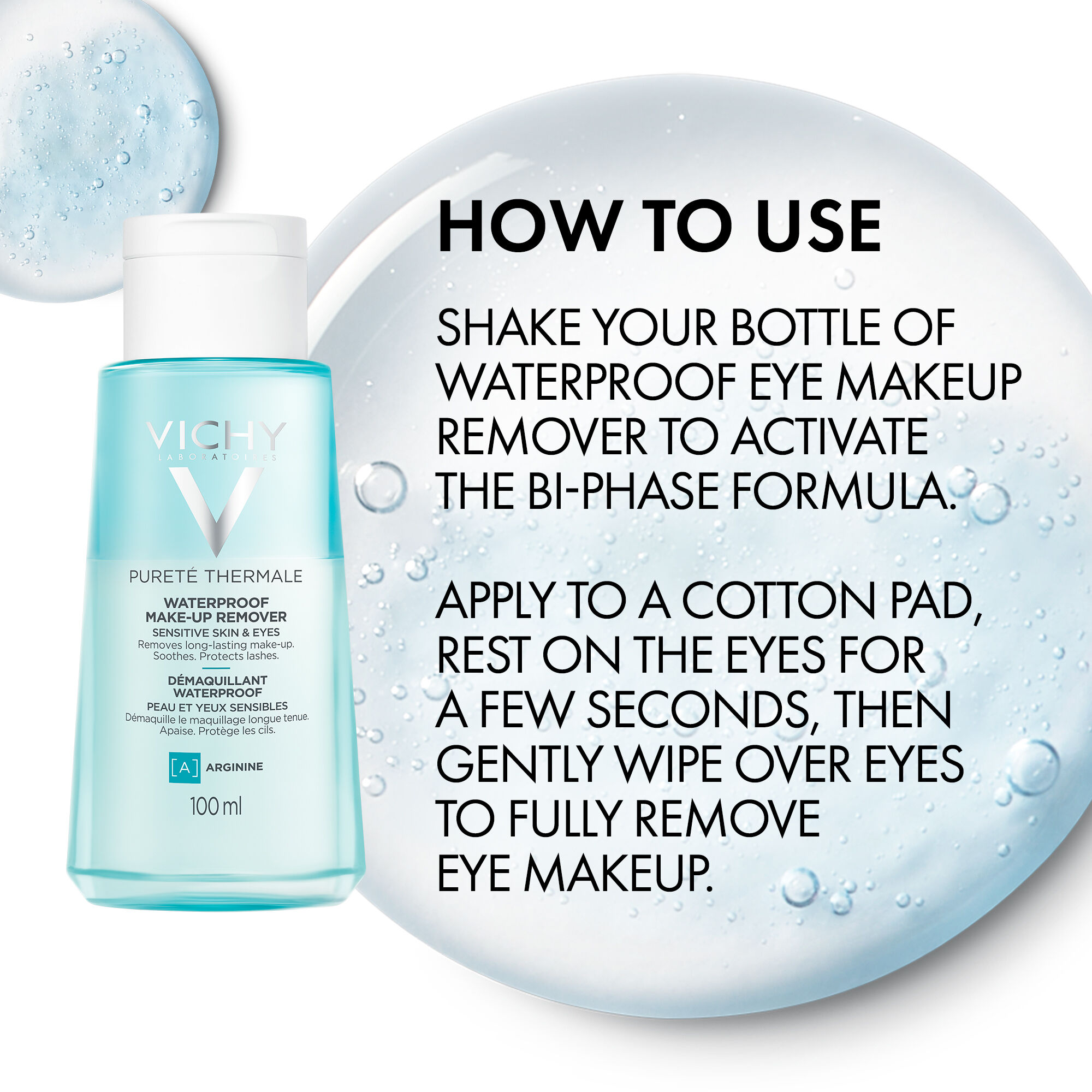 Purete Thermale Biphase Waterproof Eye Makeup Remover