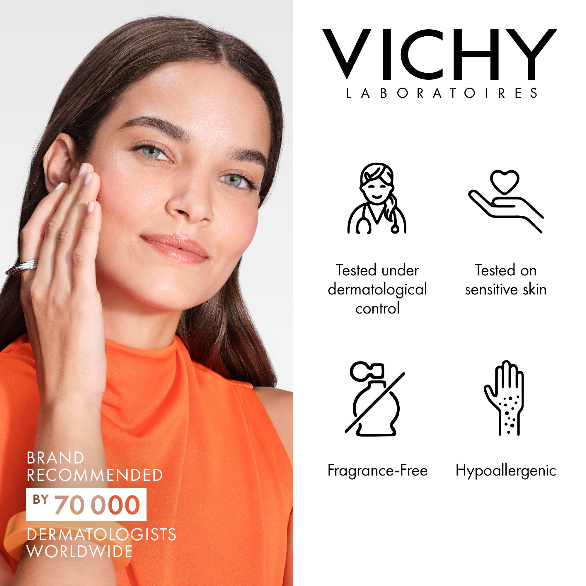 ULTRA-FLUID MINERAL TINTED SUNSCREEN LOTION SPF 60 | Vichy ULTRA-FLUID MINERAL TINTED SUNSCREEN LOTION SPF 60 | Vichy