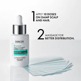 benefits Dercos oil correct scalp serum