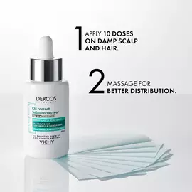 benefits Dercos oil correct scalp serum
