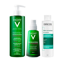VICHY OILY SKIN & SCALP ROUTINE