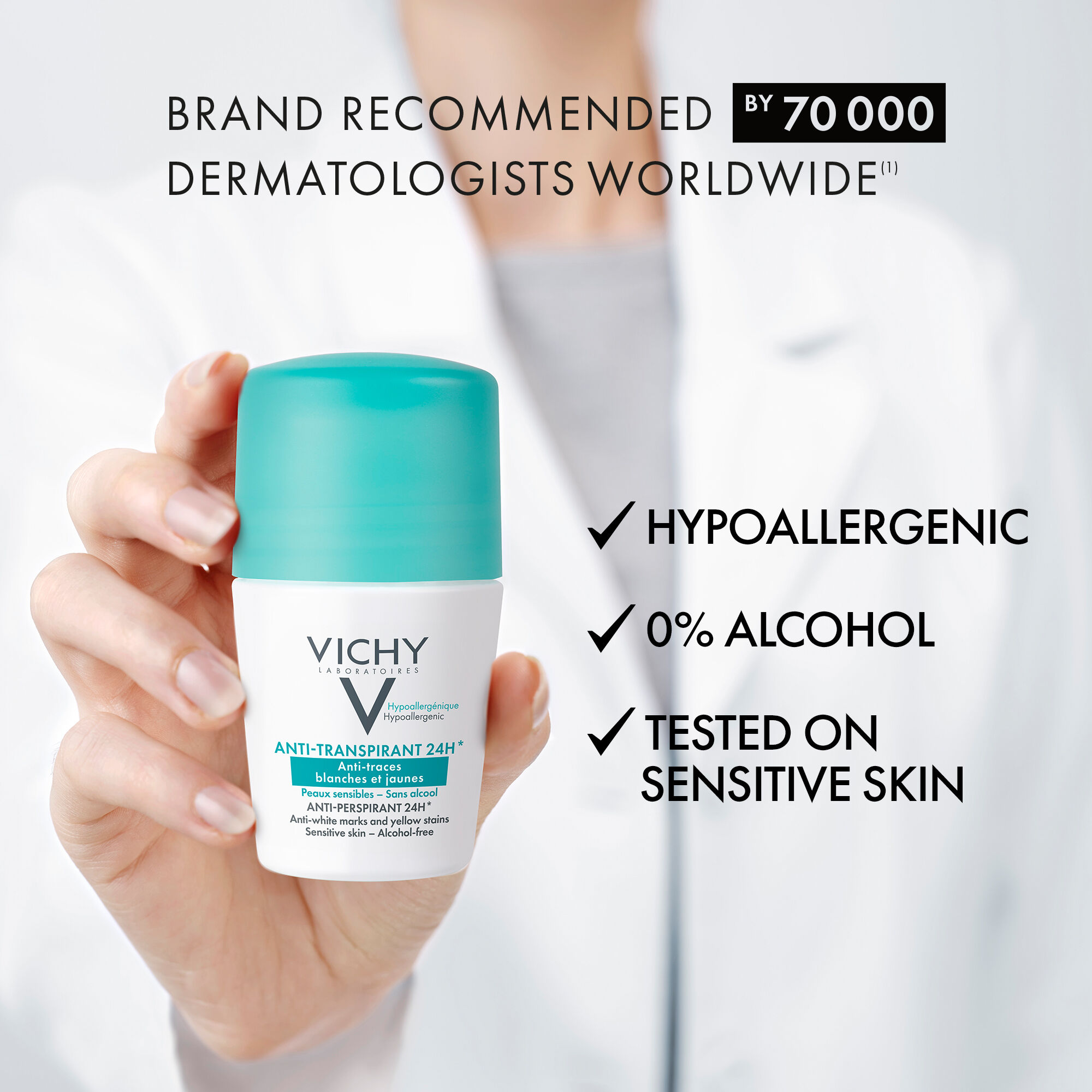 Anti-Marks Roll-On Deodorant Anti-Perspirant Vichy CA