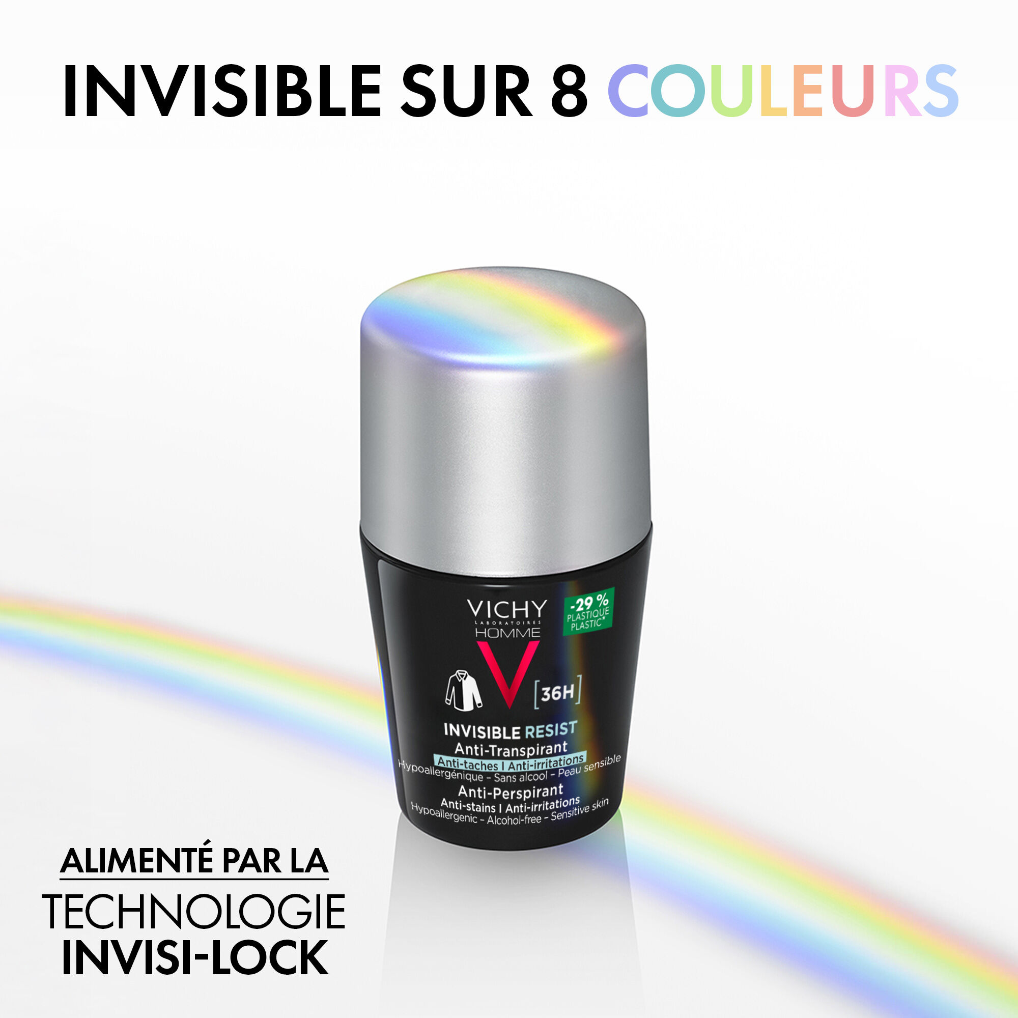 Deodorant Invisible Resist 36H Homme