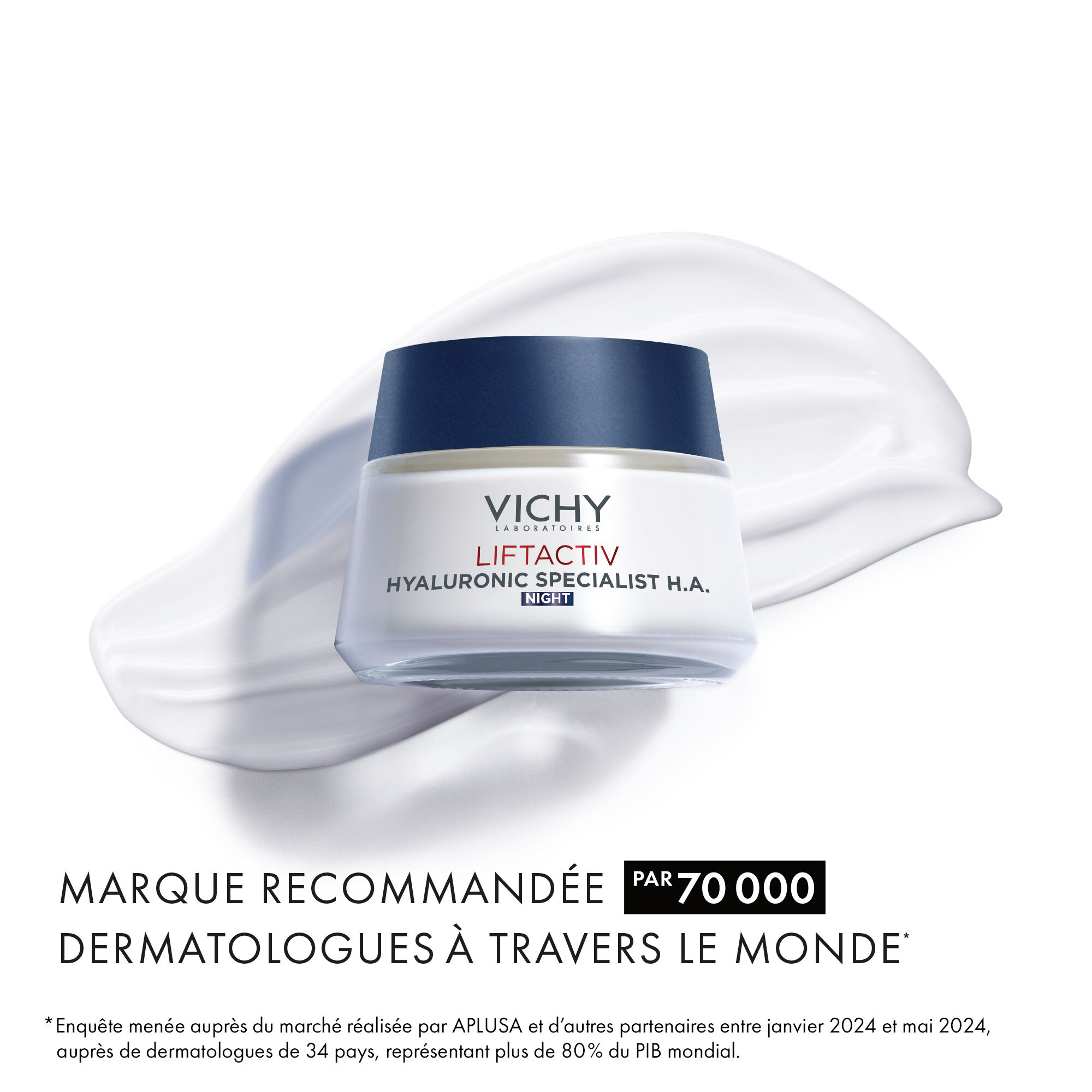 Liftactiv Hyaluronic Specialist H.A. Anti-rides Creme hydratante de nuit