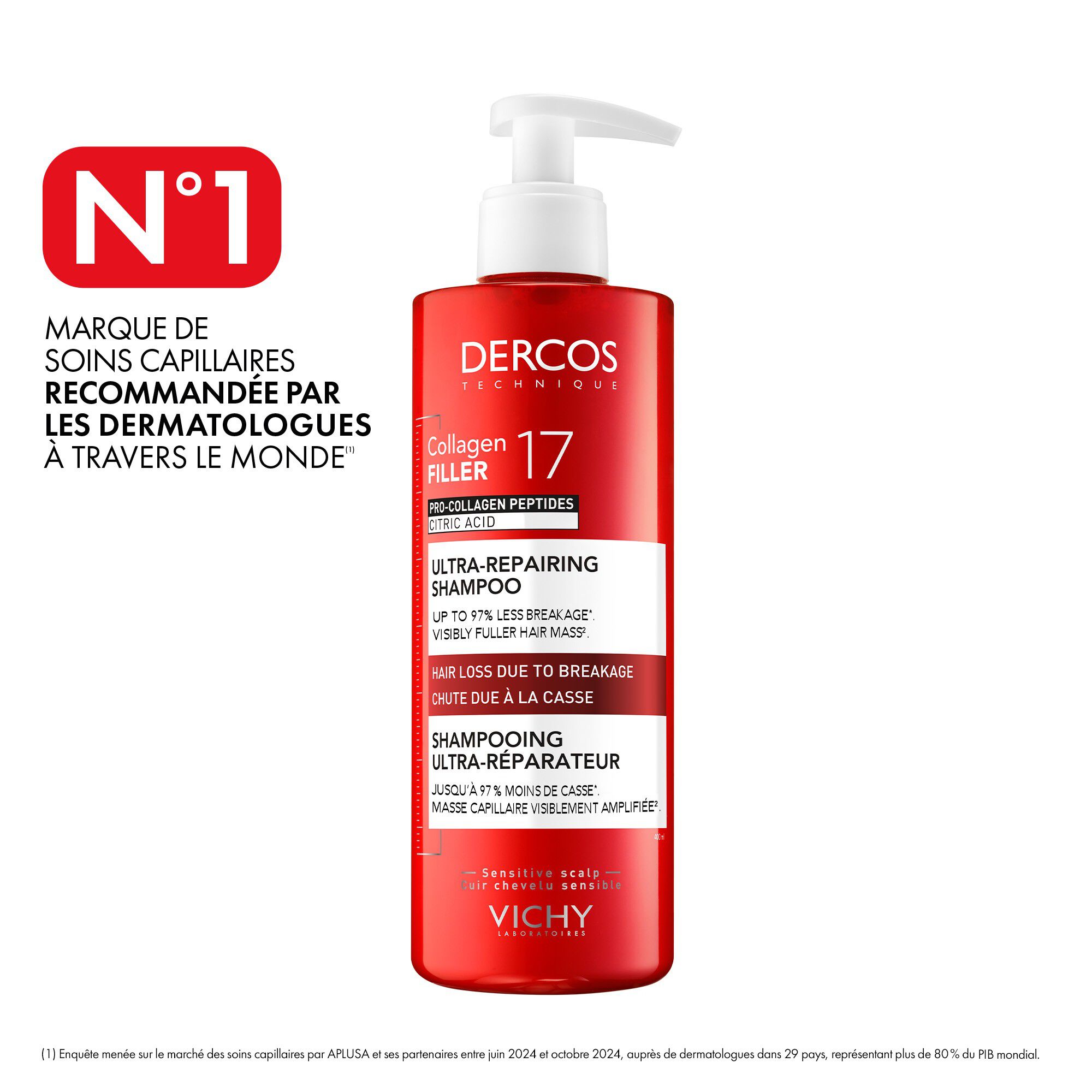 Dercos Shampooing Collagen 17 Filler