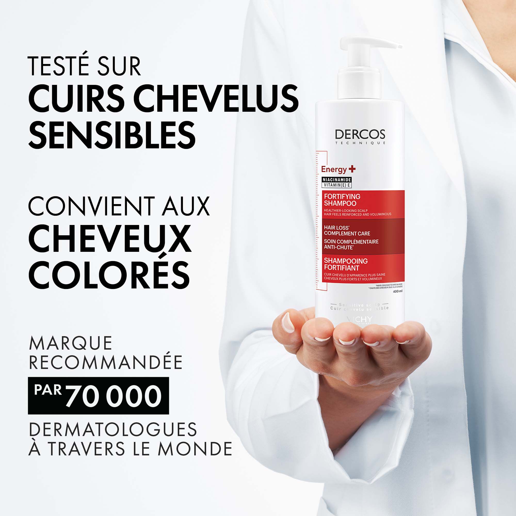 DERCOS SHAMPOOING FORTIFIANT ENERGY+
