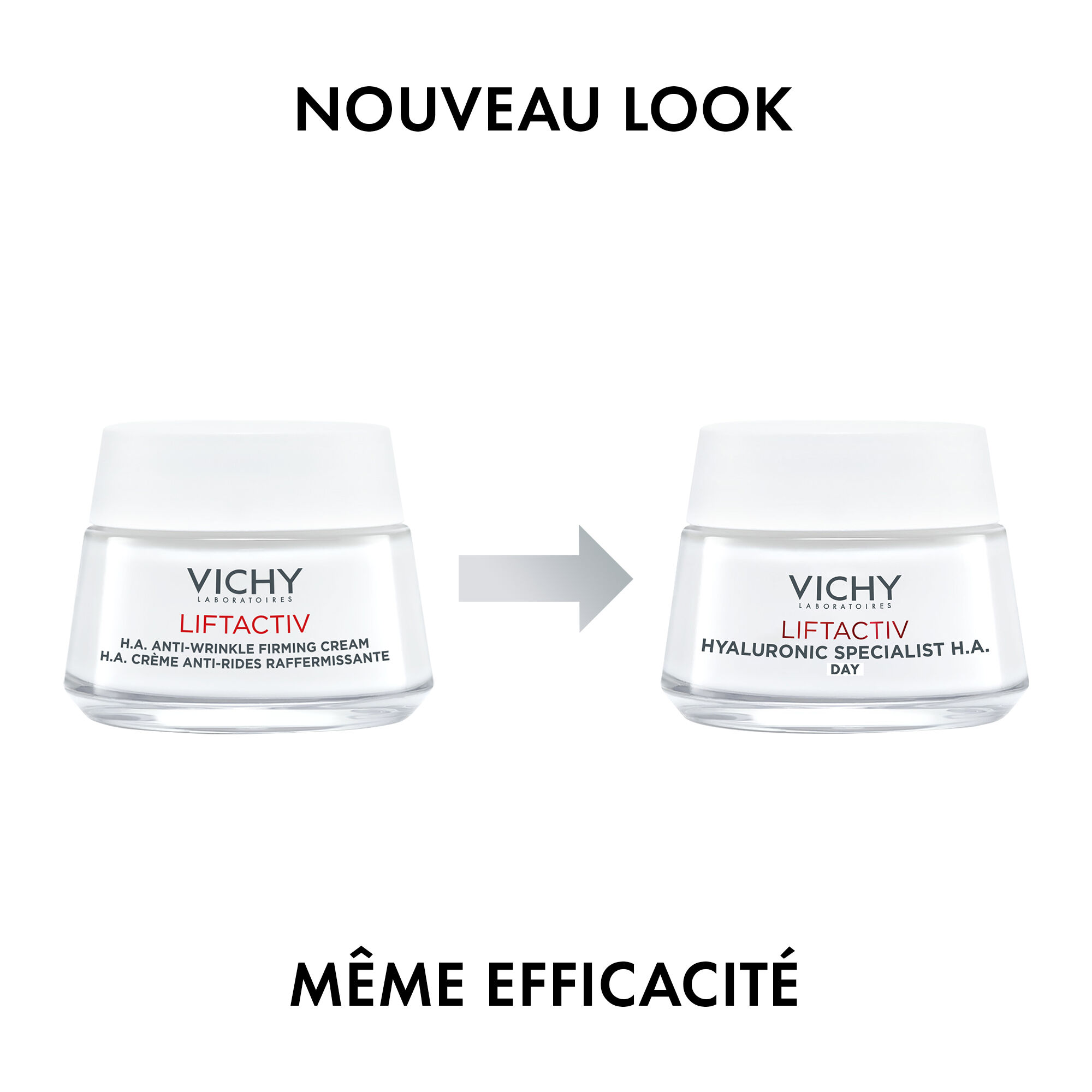 Liftactiv Hyaluronic Specialist H.A. Anti-rides Creme hydratante de jour pour peaux seches