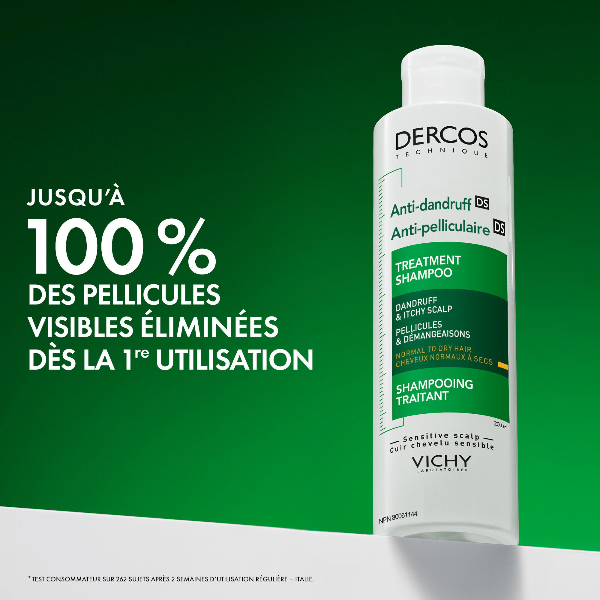 Dercos Shampooing Antipelliculaire Cheveux Normaux A Secs