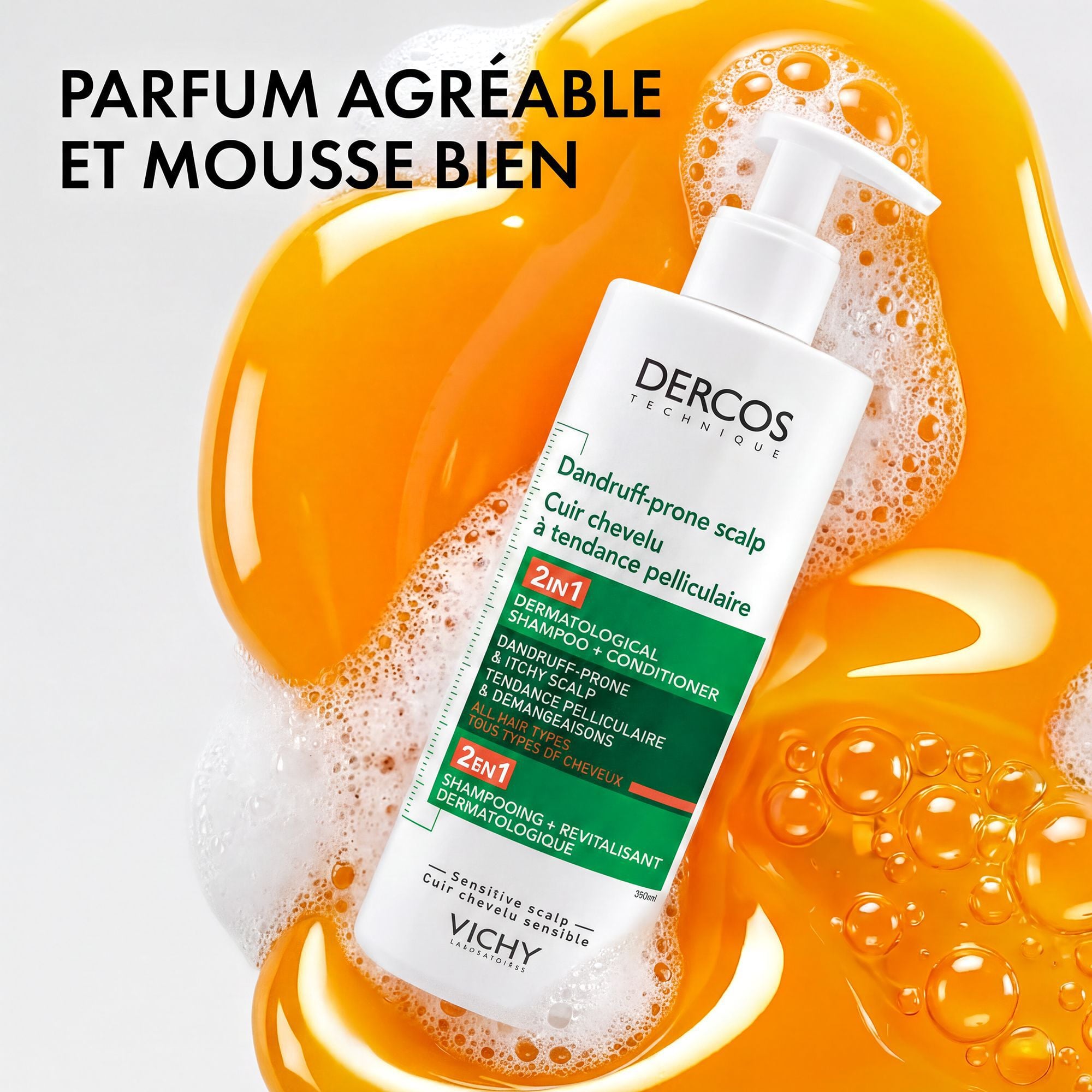 Dercos 2-en-1 Shampooing + Revitalisant
