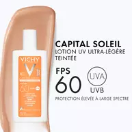 CAPITAL SOLEIL LOTION UV MINERALE TEINTEE FPS 60
