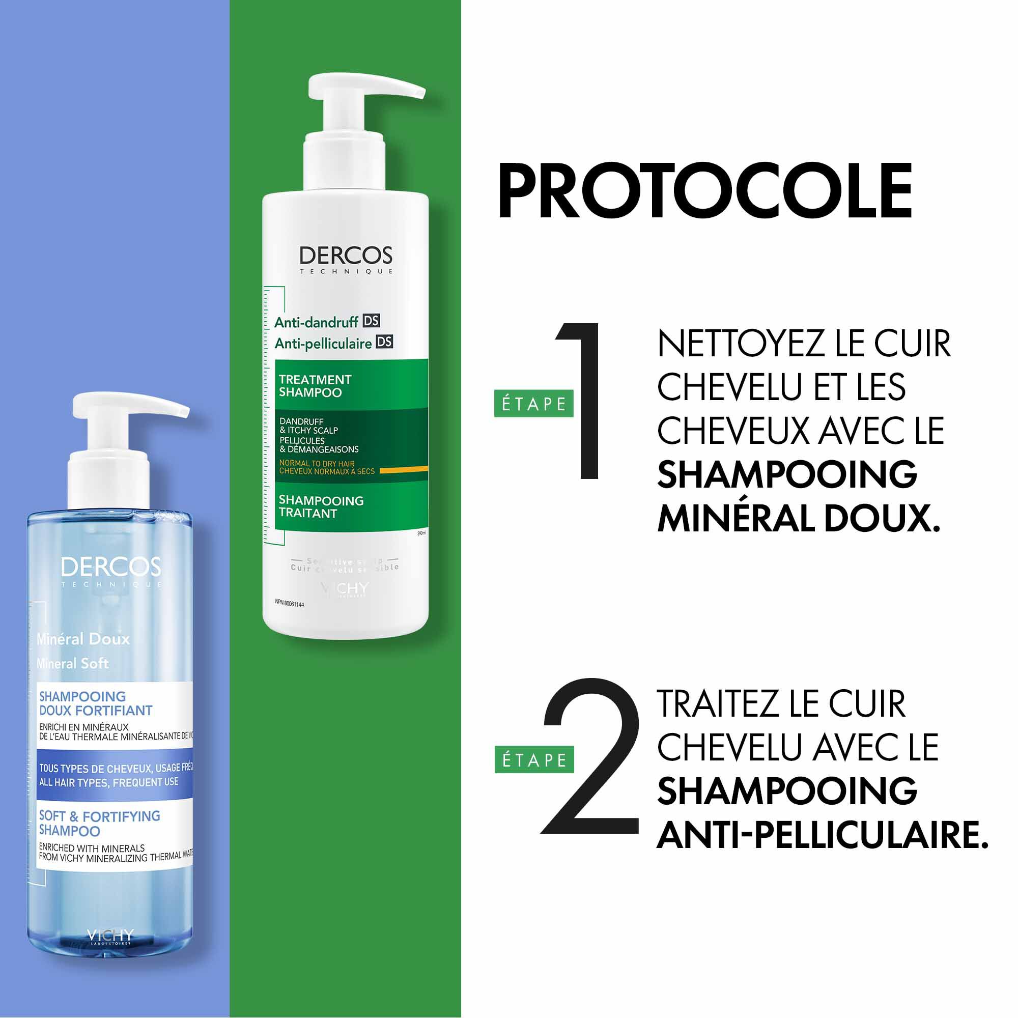 Dercos Shampooing Antipelliculaire Cheveux Normaux A Secs