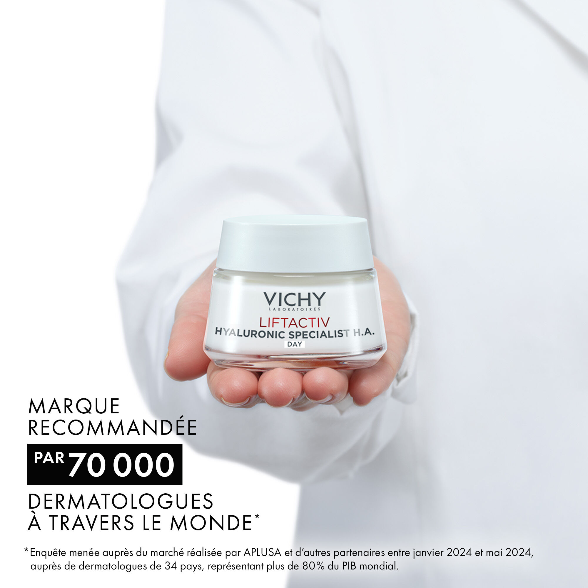 Liftactiv Hyaluronic Specialist H.A. Anti-rides Creme hydratante de jour pour peaux seches