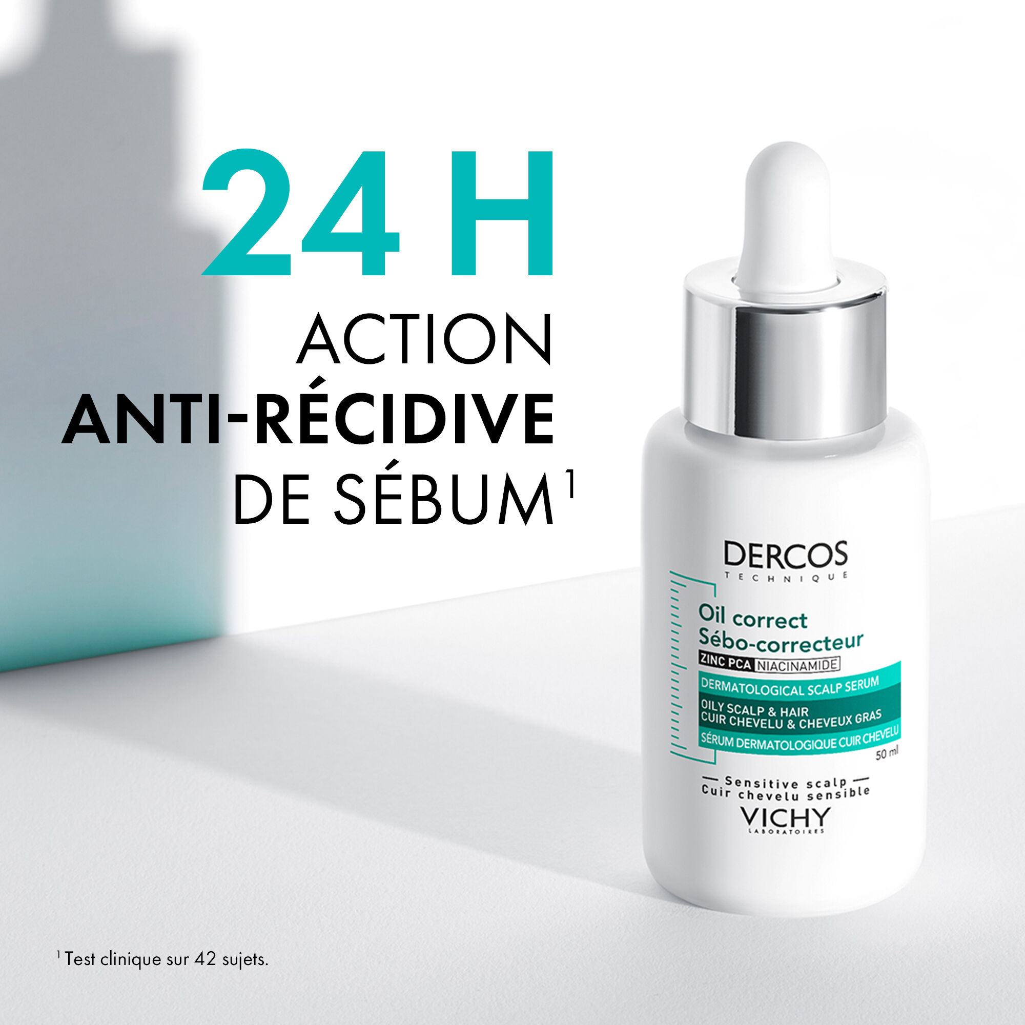 efficacy Dercos oil correct scalp serum