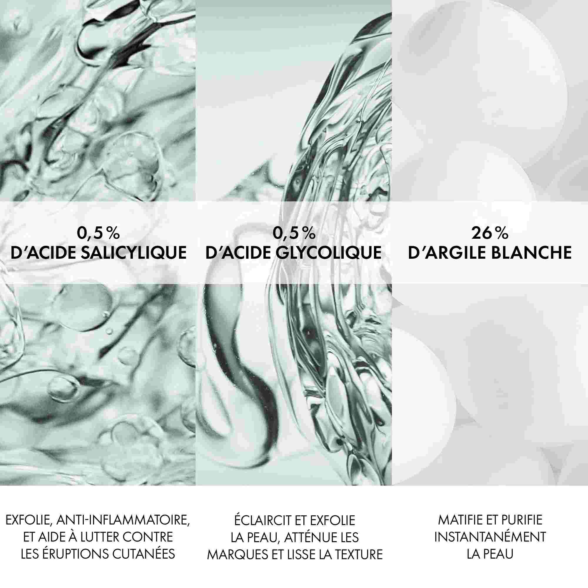 Normaderm soin 3-en-1 Nettoyant + Exfoliant + Masque