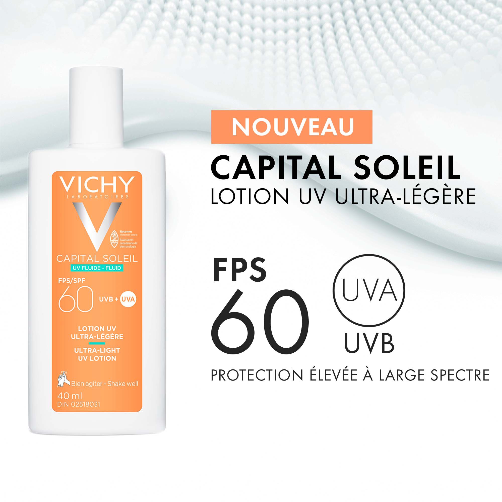 CAPITAL SOLEIL LOTION UV ULTRA LEGERE FPS 60