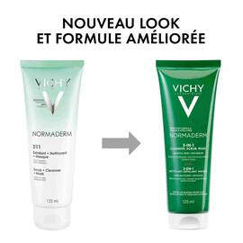 Normaderm soin 3-en-1 Nettoyant + Exfoliant + Masque