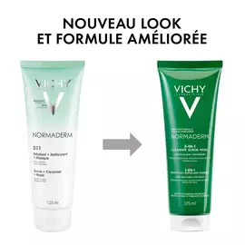 Normaderm soin 3-en-1 Nettoyant + Exfoliant + Masque
