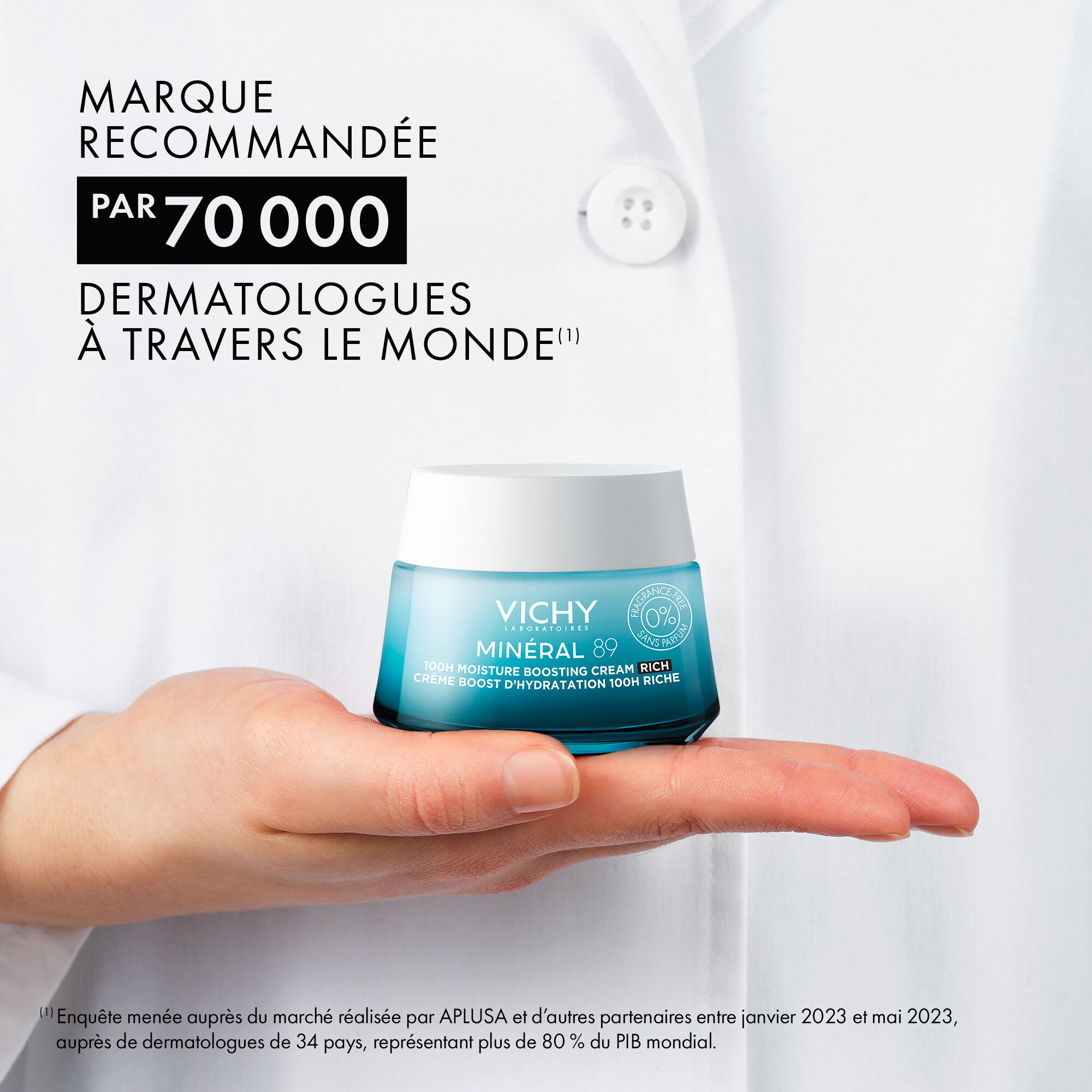 Mineral 89 Creme Boost D'hydratation 100H Riche Sans Parfum