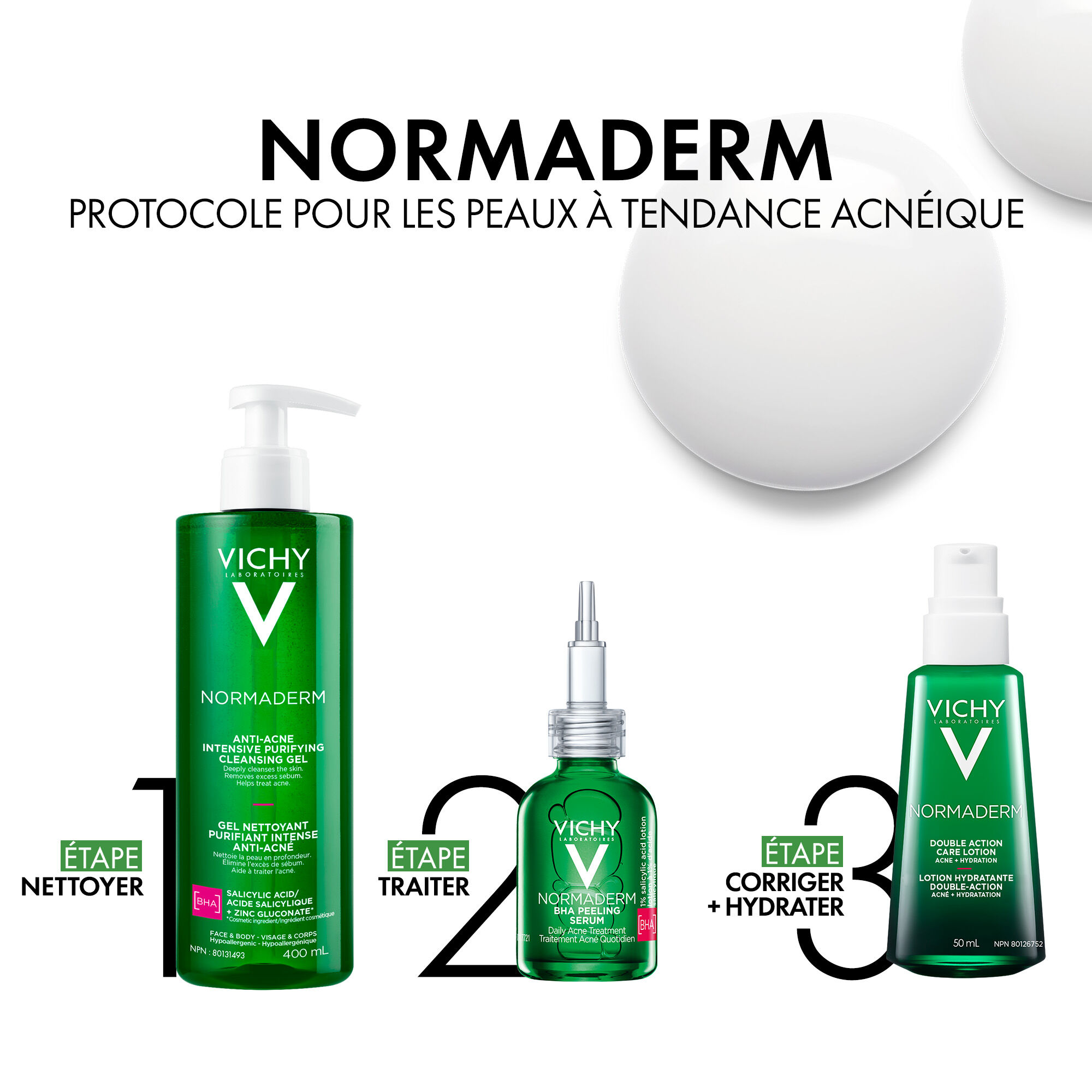NORMADERM GEL NETTOYANT PURIFIANT INTENSIF ANTI-ACNE
