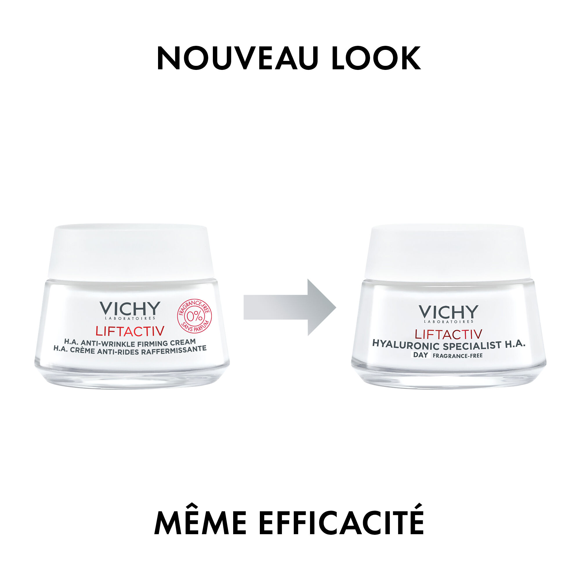 Liftactiv Hyaluronic Specialist H.A. Anti-rides Creme hydratante de jour sans parfum