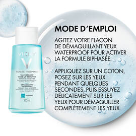 Purete Thermale Demaquillant Biphase Hydrofuge Pour les Yeux