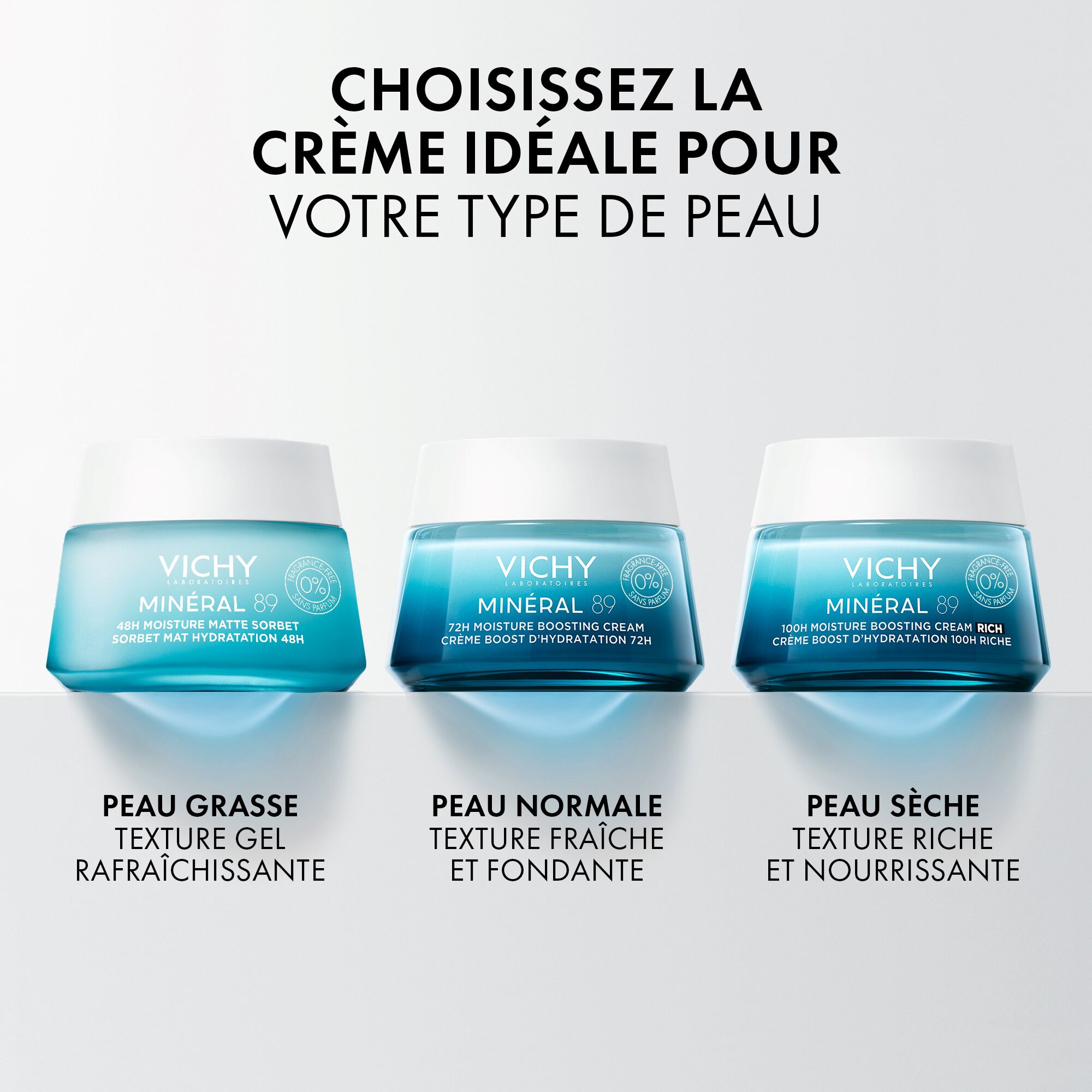 Mineral 89 Sorbet Mat Hydratation 48H Gel Sans Parfum