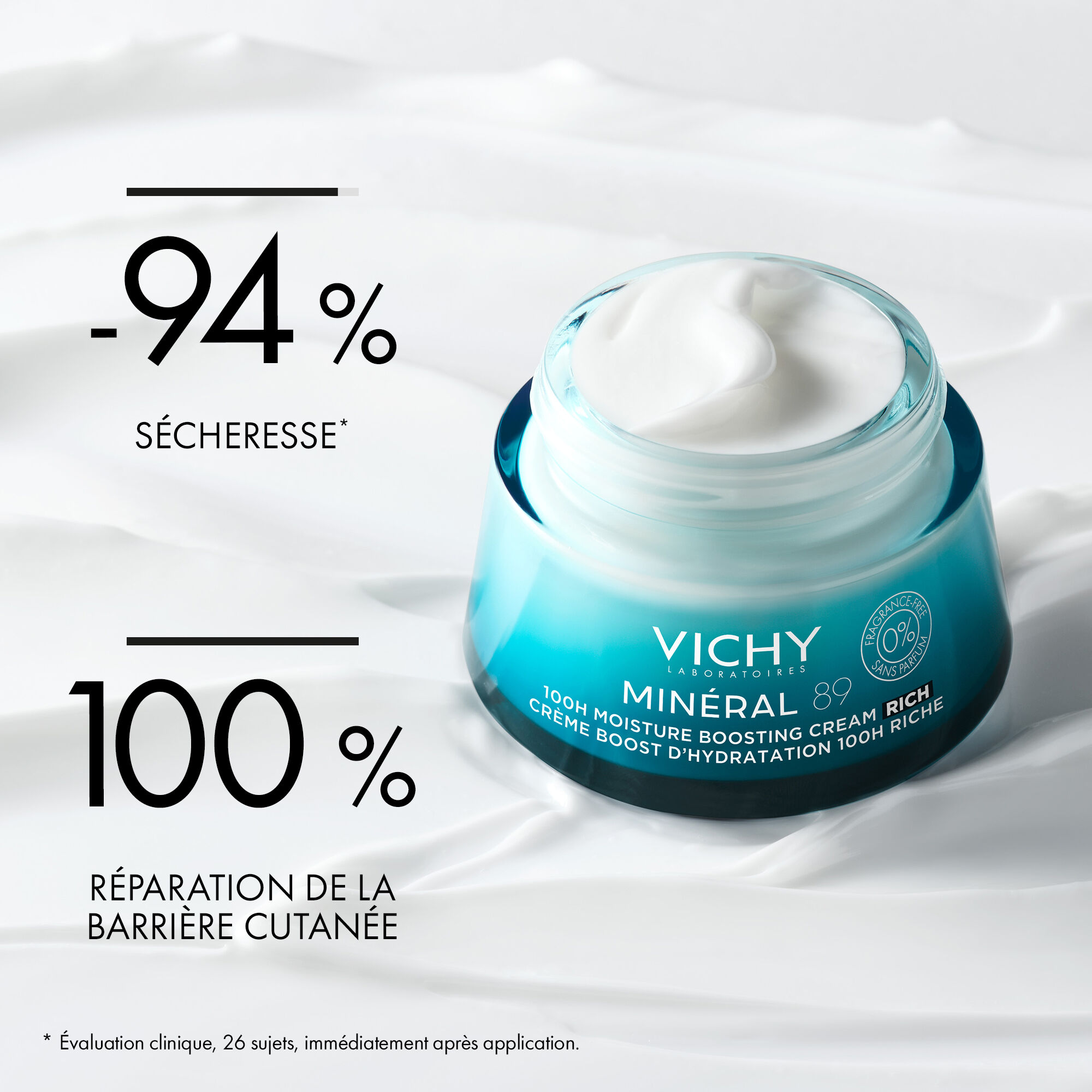 Mineral 89 Creme Boost D'hydratation 100H Riche Sans Parfum