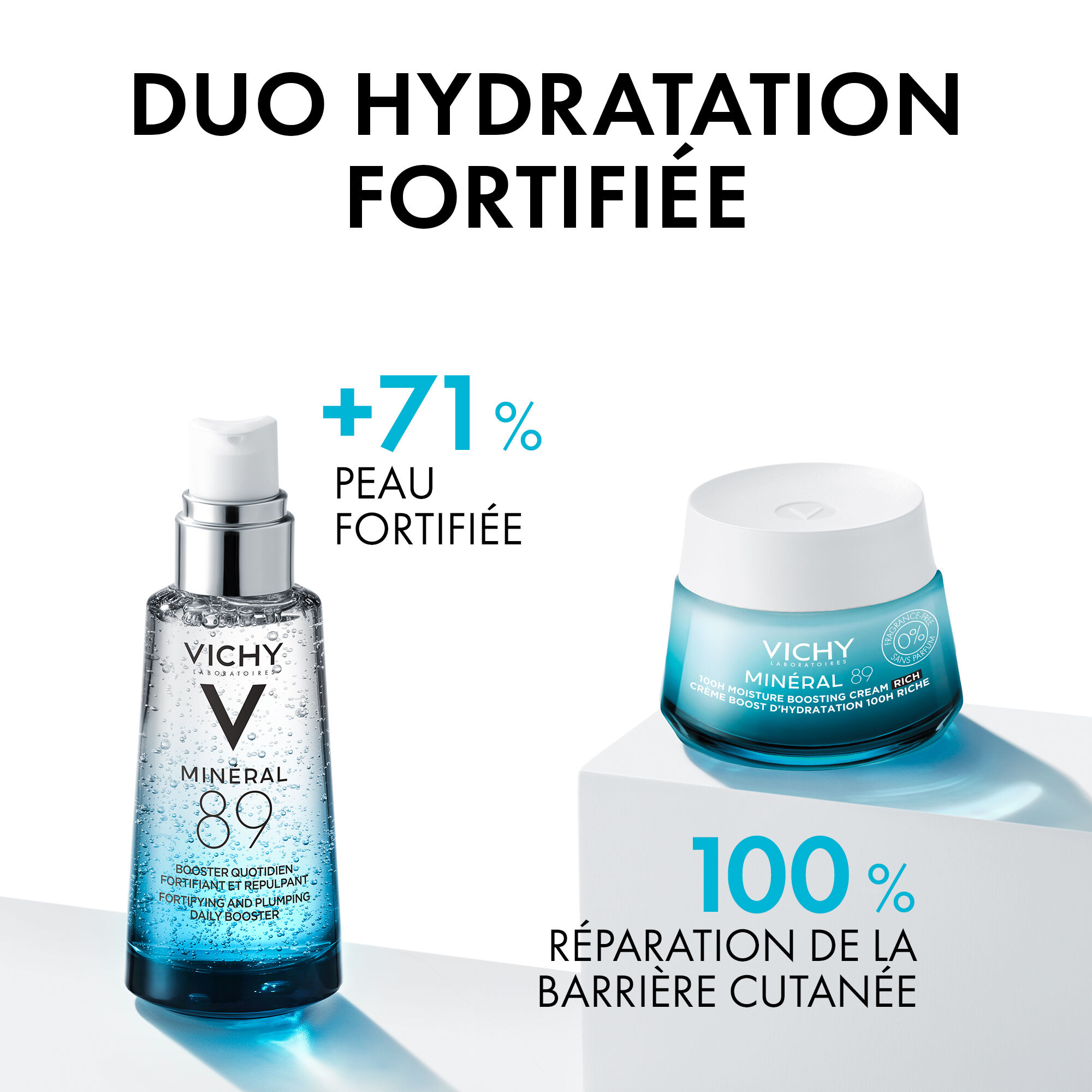 Mineral 89 Creme Boost D'hydratation 100H Riche Sans Parfum