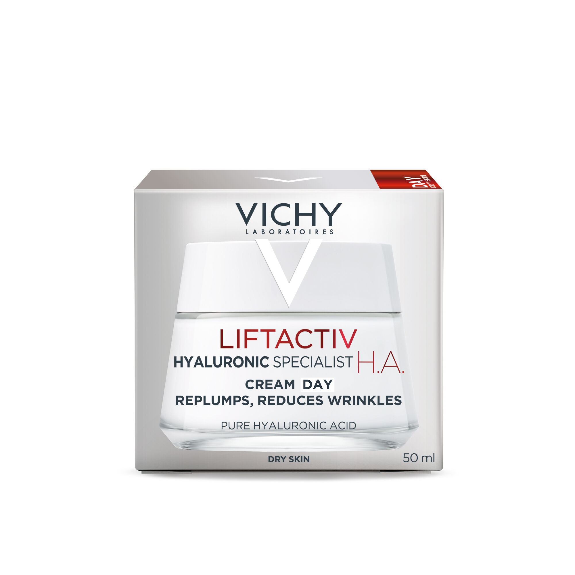 Liftactiv Hyaluronic Specialist H.A. Anti-rides Creme hydratante de jour pour peaux seches